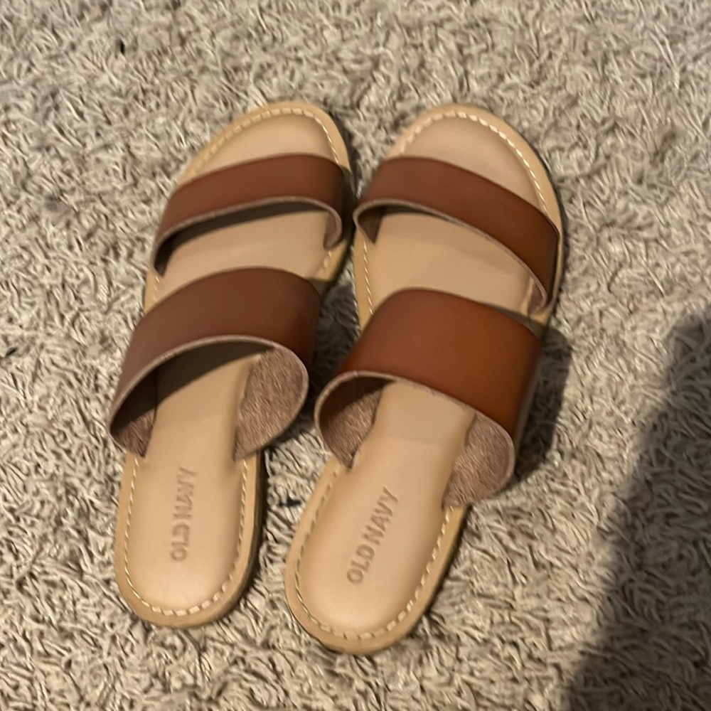 brown old navy sandals